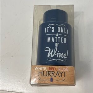 White Red Rose Hurray! It’s Only A Matter of Wine! Vacuum Wine Cork Stopper